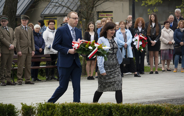 Uroczystości przy Pomniku Niepodległości