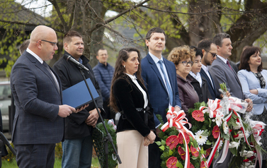 Uroczystości przy Pomniku Niepodległości