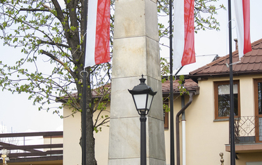 Uroczystości przy Pomniku Niepodległości