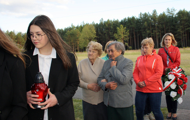 Uroczystości przy pomniku w Lipsku