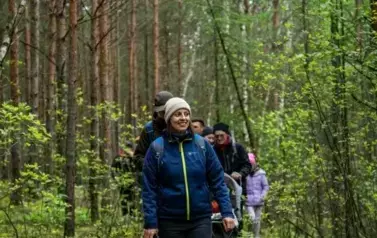 Rodzinny Rajd Pieszy &bdquo;Tropem Żurawia&rdquo; 14