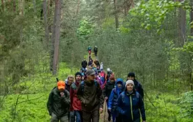 Rodzinny Rajd Pieszy &bdquo;Tropem Żurawia&rdquo; 58
