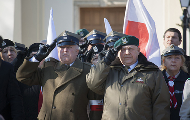 Odśpiewanie hymnu narodowego