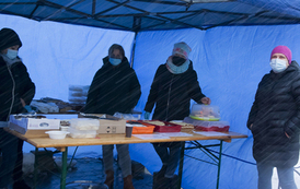 Dania przygotowane przez gminne Koła Gospodyń Wiejskich