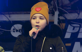 Występ uczni&oacute;w Szkoły Podstawowej w Narolu