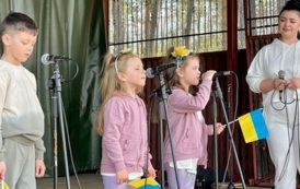 Występ dzieci z Ukrainy