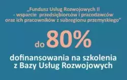 „Fundusz Usług Rozwojowych II” - dofinasowanie na szkolenia i kursy zawodowe w ramach projektu realizowanego przez Przemyską Agencję Rozwoju Regionalnego S.A.