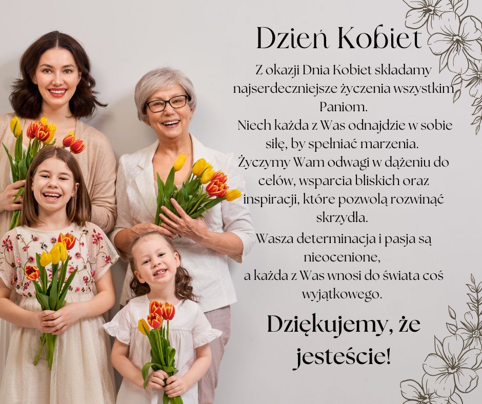 Życzenia z okazji Dnia Kobiet