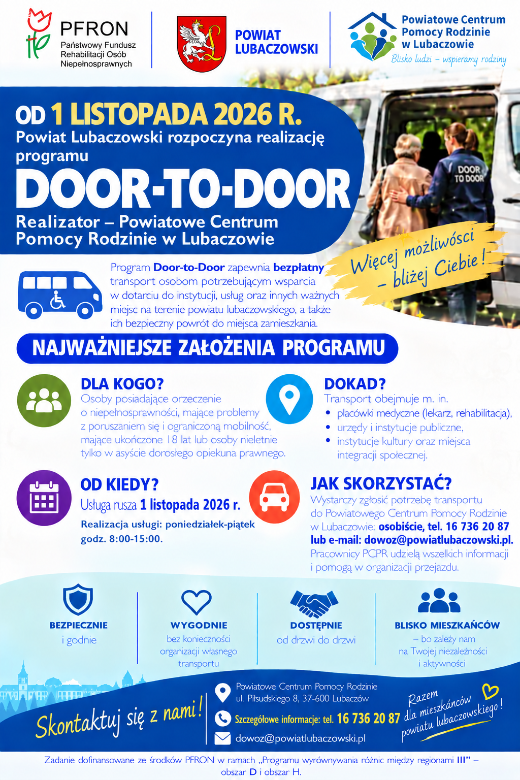 Usługa Door-to-Door dla mieszkańc&oacute;w powiatu lubaczowskiego
