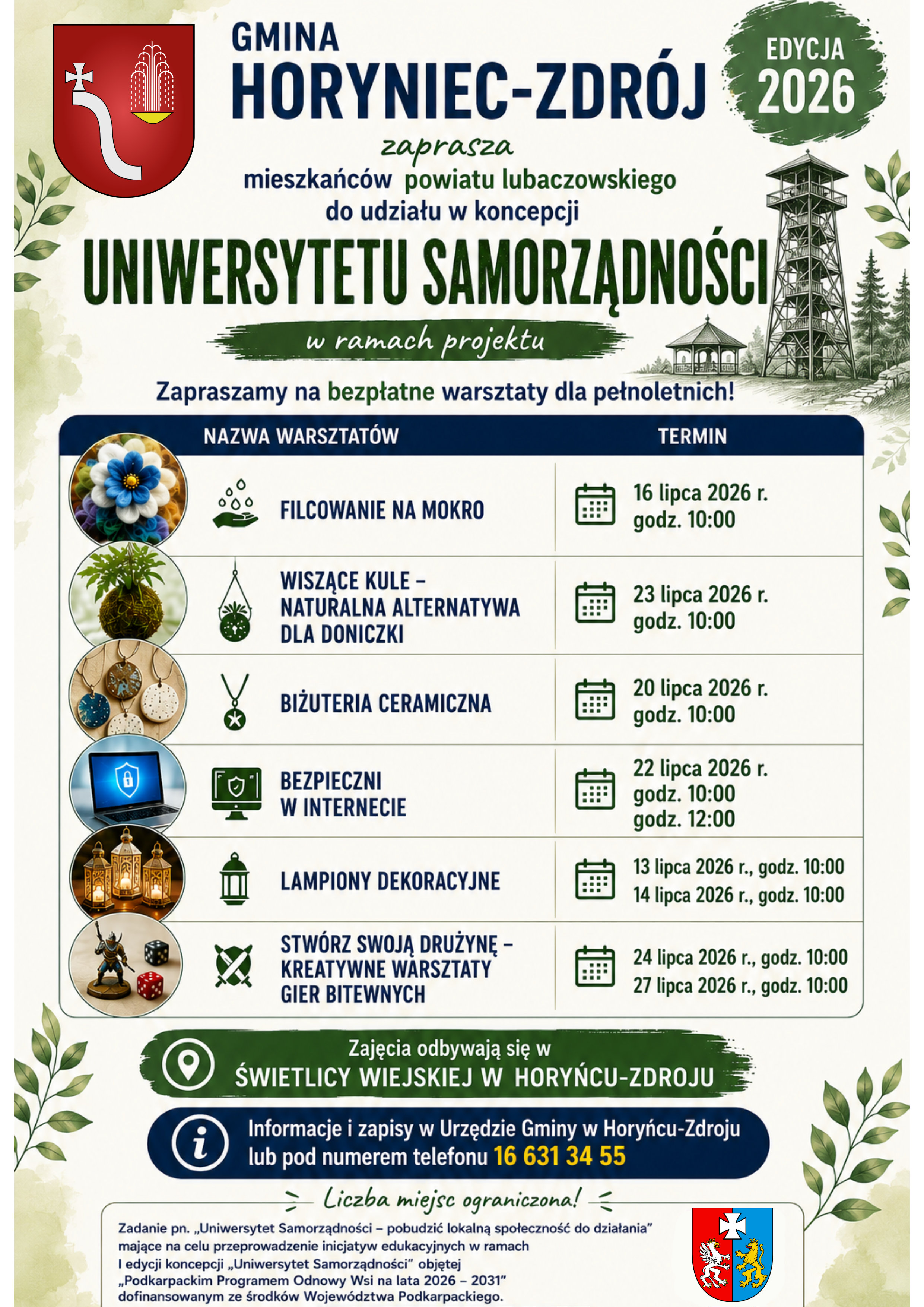 warsztaty powiat lubaczowski