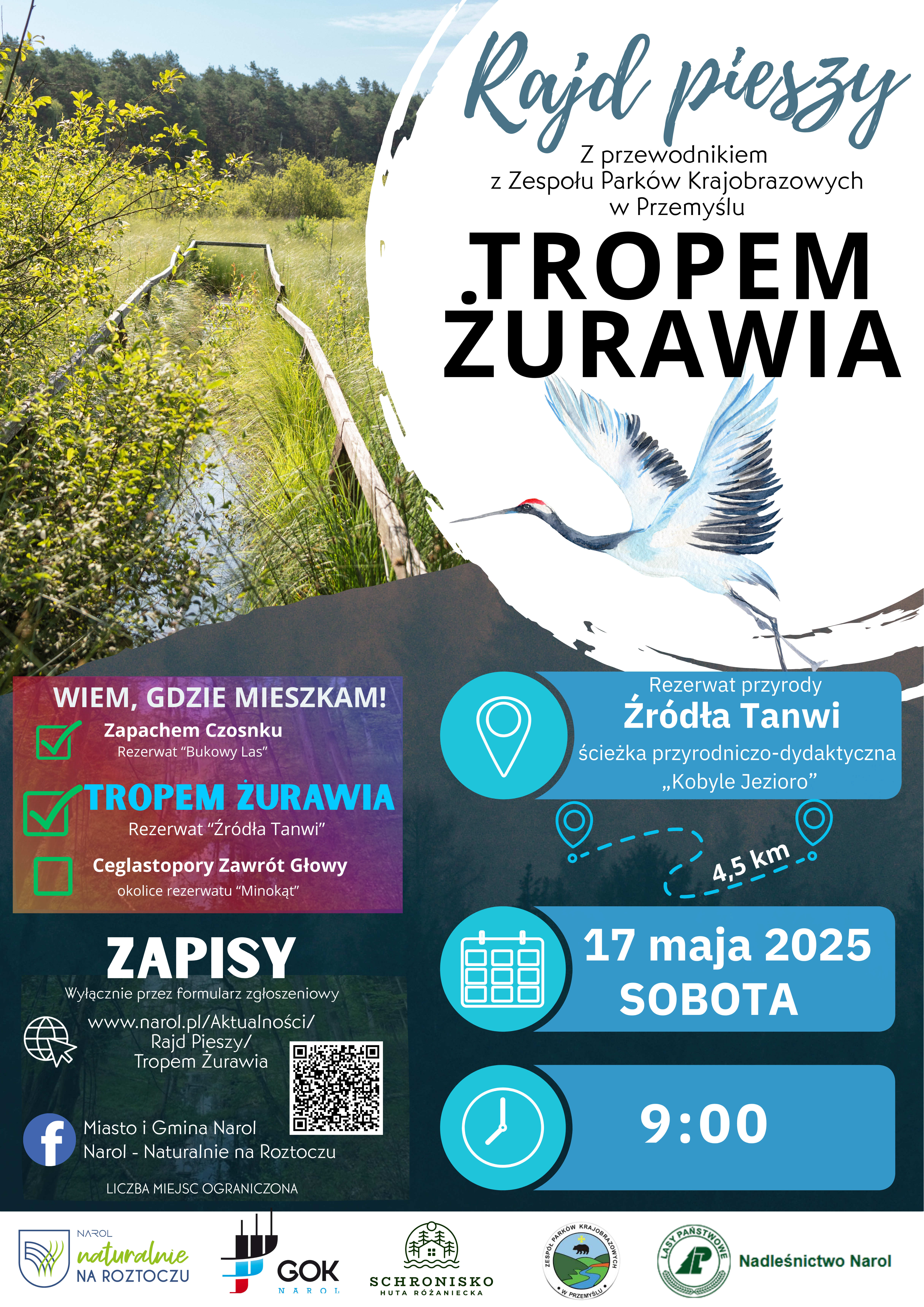 Plakat Tropem Żurawia 