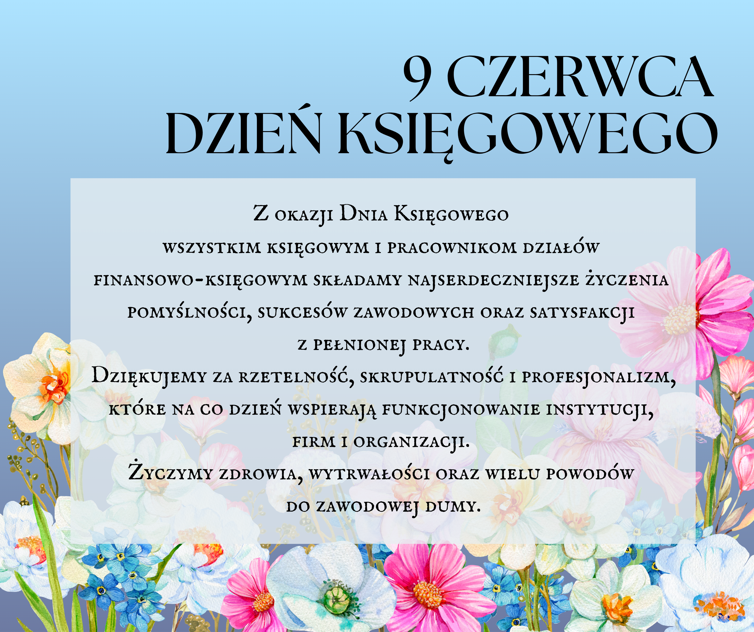 9 Czerwca - Dzień Księgowego