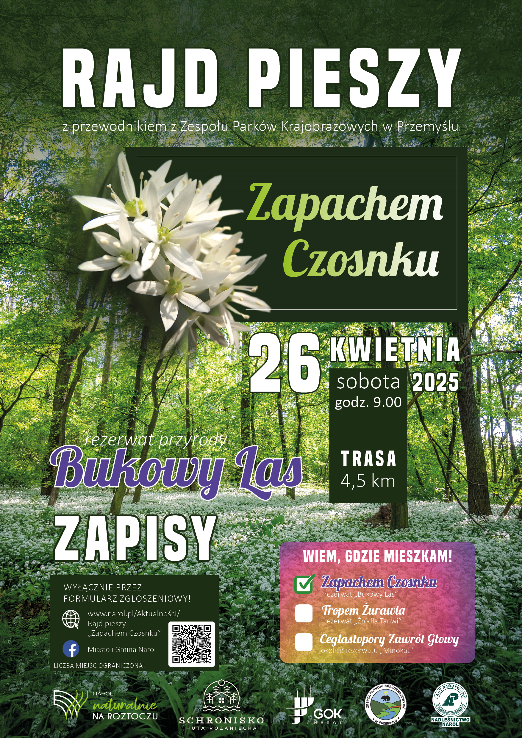 RAJD PIESZY ZAPACHEM CZOSNKU