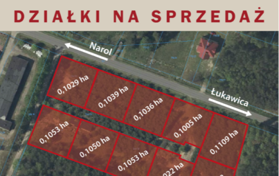 Zdjęcie do Przetargi na sprzedaż działek budowlanych w miejscowości Lipsko