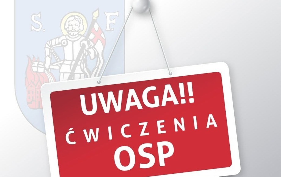 Ćwiczenia OSP w Hucie Złomy